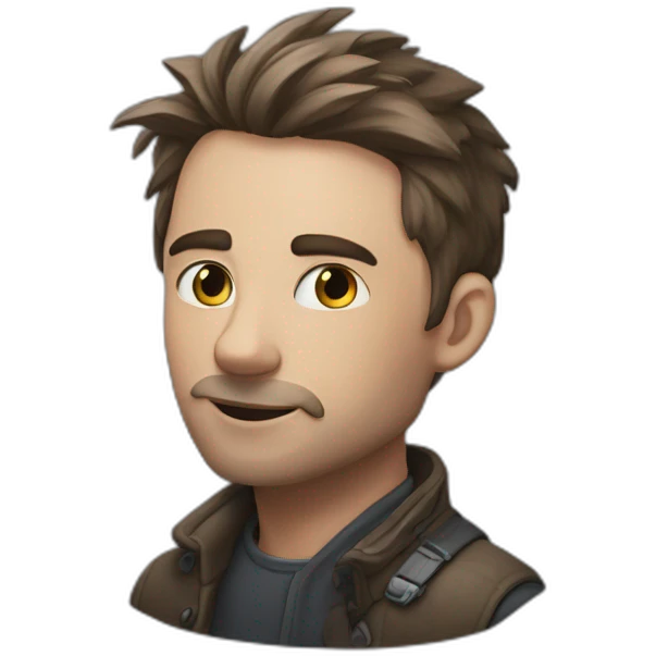 Chat qui dort sur Ellon musk emoji