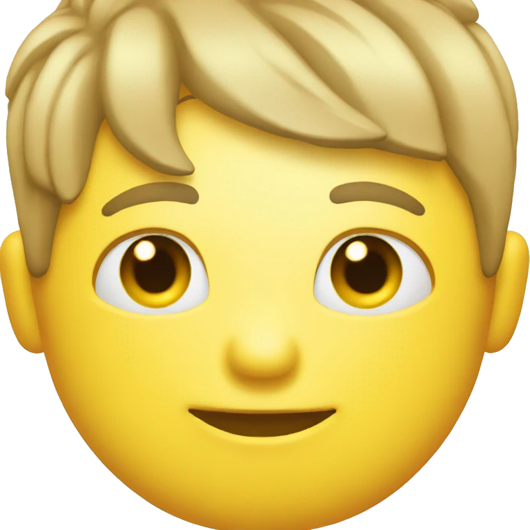 Yellow D face with eyes closed with blushing emoji