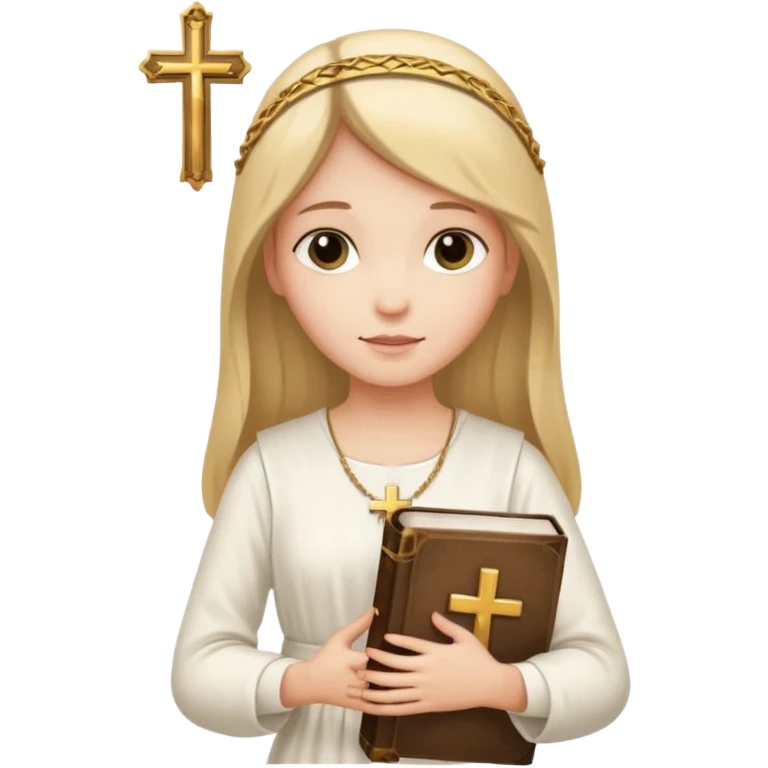 Girly girl gospel biblia  emoji