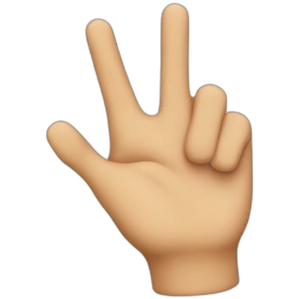 Finger gun emoji