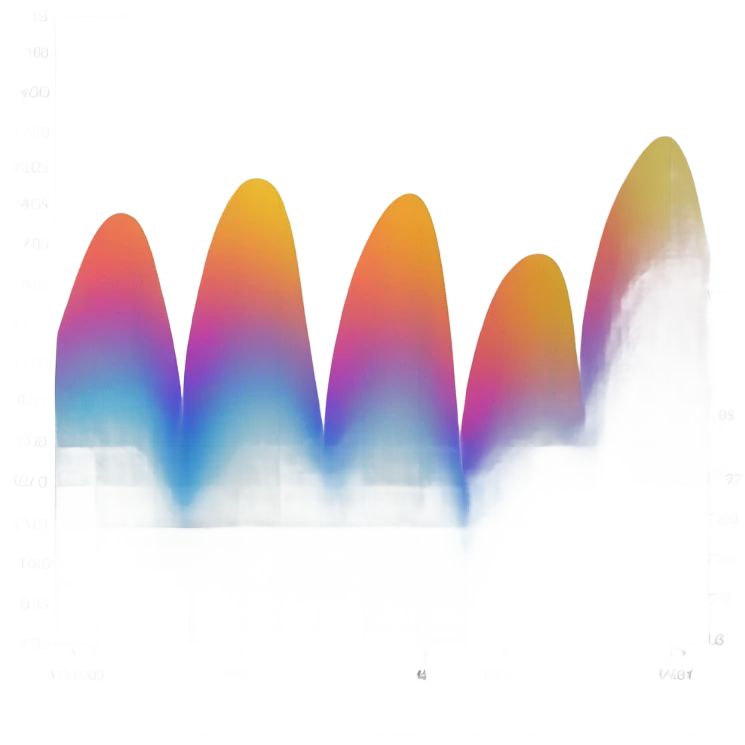 vaporware color trending up chart up and to the right  emoji