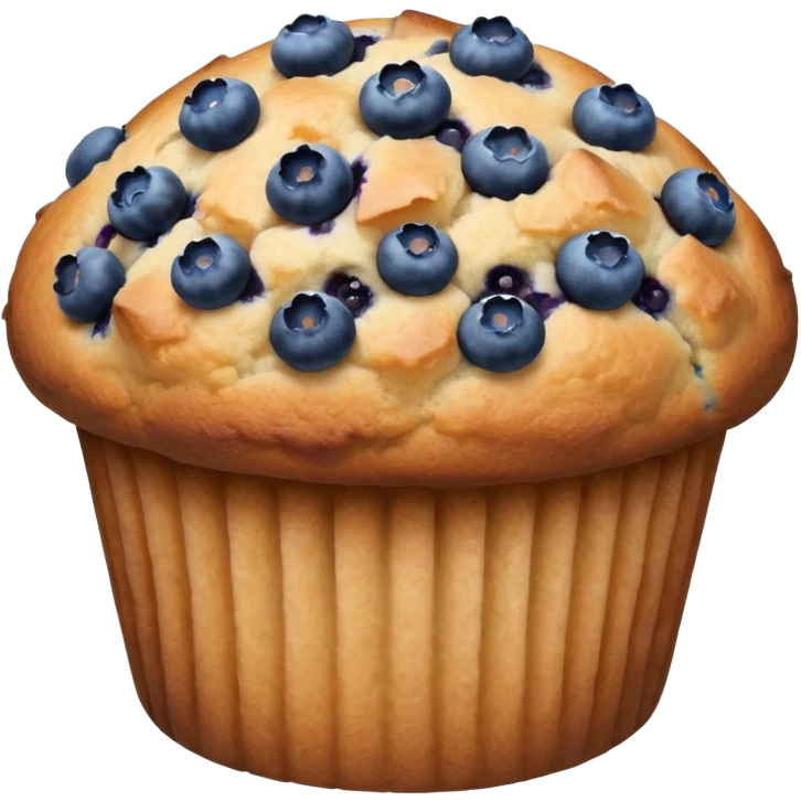 Blueberry muffin  emoji