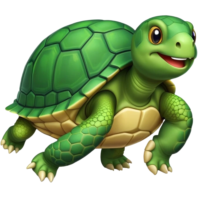 Breakdancende Schildkröte emoji