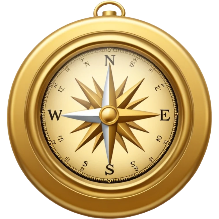 Kompass in gold emoji