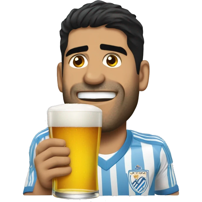Luis Suárez drink beer emoji