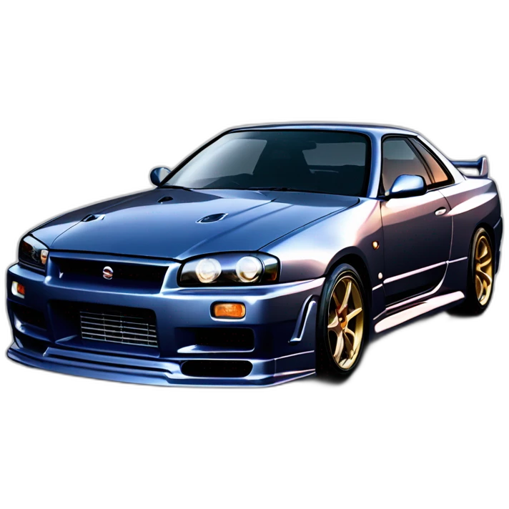 Nissan skyline r34 emoji