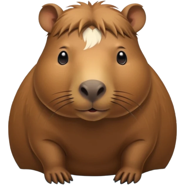Create a capybara less like a chipmunk emoji