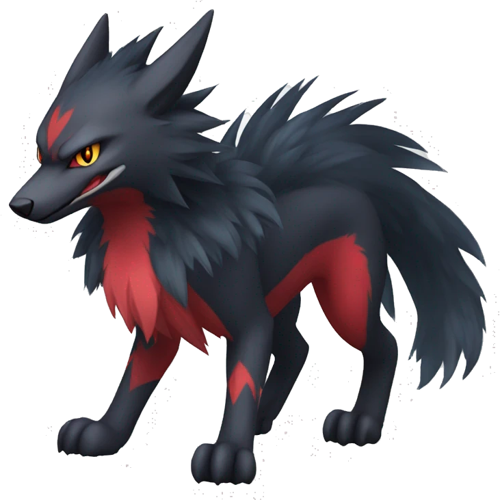 Nargacuga-Litten-Zoroark full body emoji