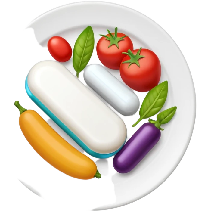 medication and food emoji