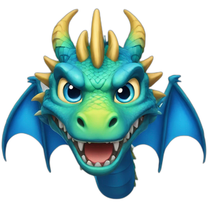 Blue Dragon King emoji