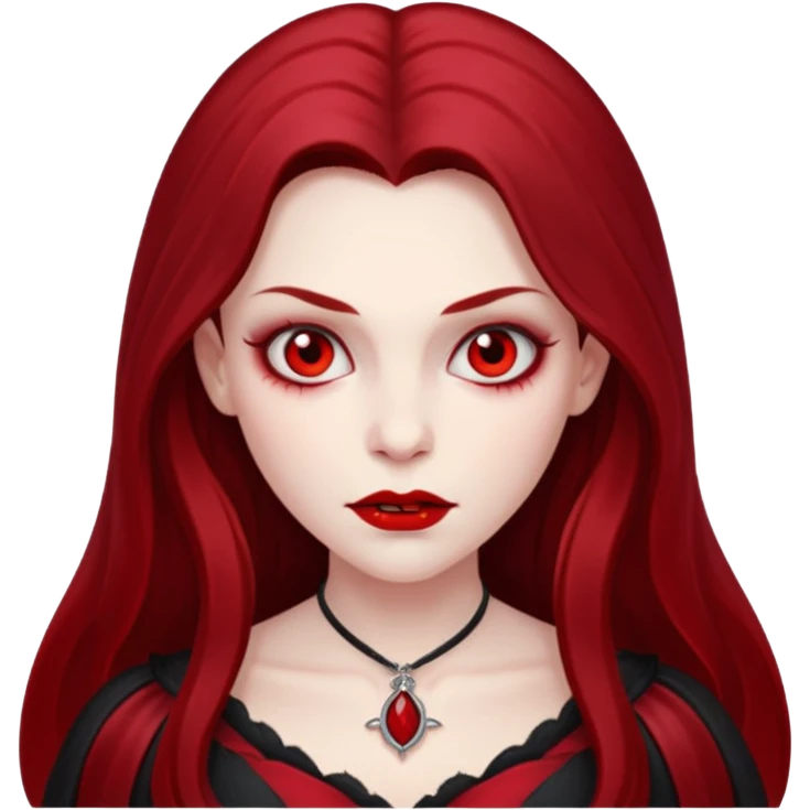 red women Vampire emoji