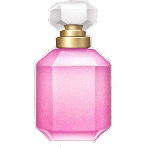 pink and white sparkly perfume  emoji