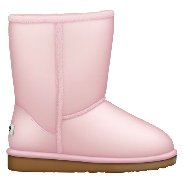 light pink uggs emoji