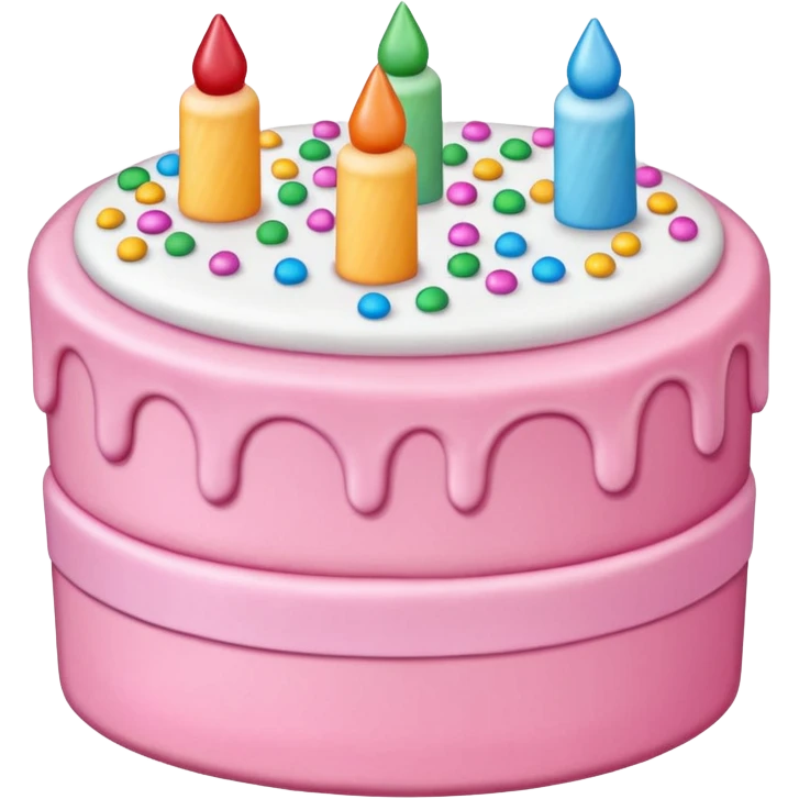 pink cake emoji