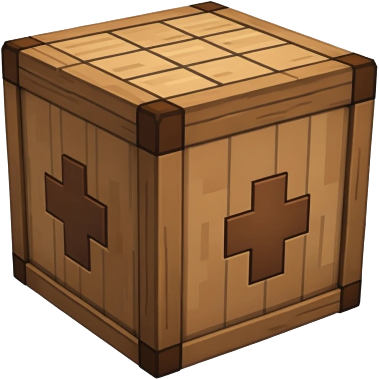 Minecraft crafting table emoji