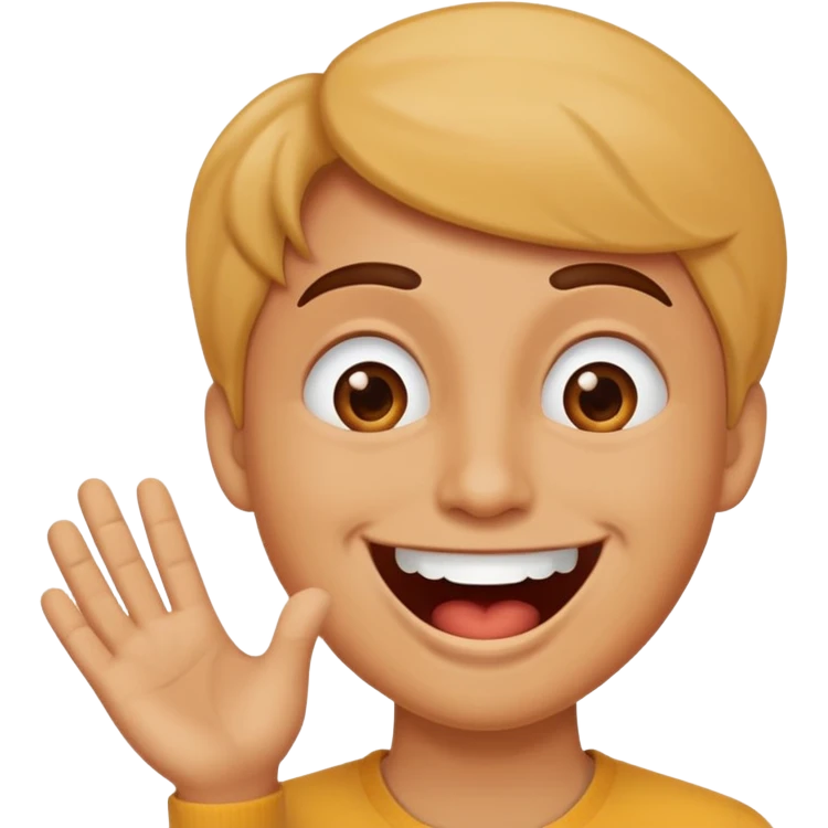 Funny face smile joke emoji