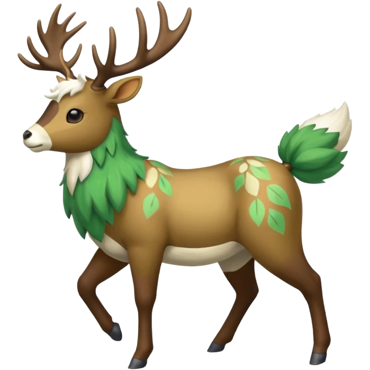 Stantler-Skiddo-Mudbray-Sawsbuck-Virizion-fusion  emoji
