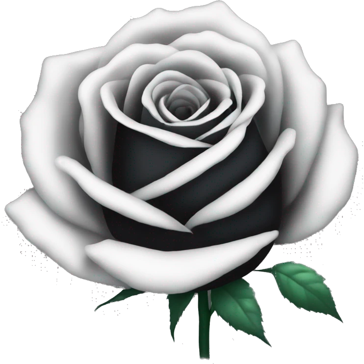 rose noire emoji