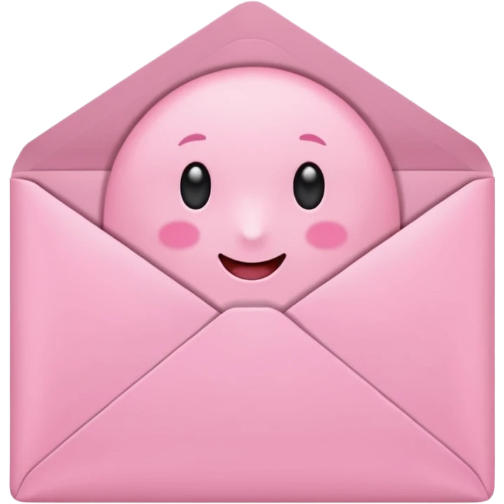 cute pink envelope  emoji