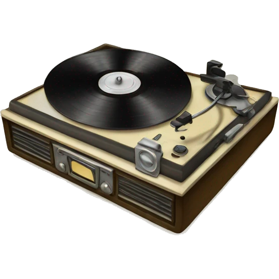 old record player  emoji