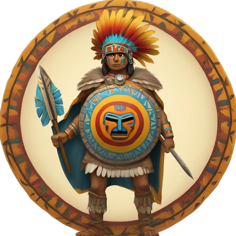 Aztec woarrer emoji
