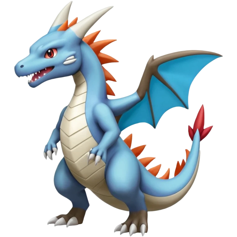 Silvally-Charizard-Marowak-Salamence-Croconaw-Latios-Fakémon-hybrid-creature (full body)  emoji
