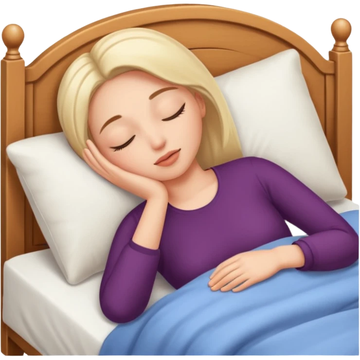 woman sleeptesting emoji