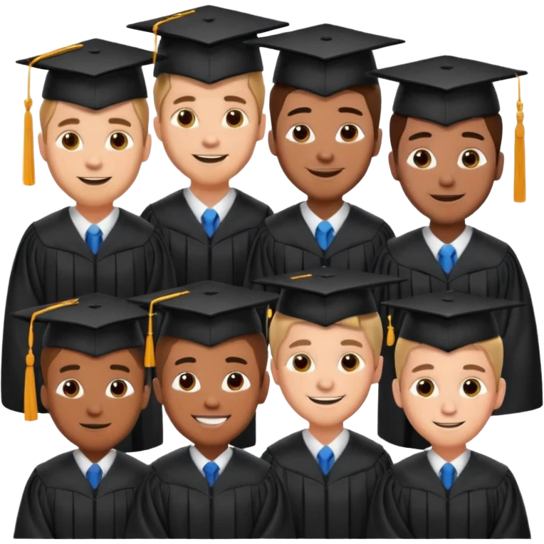 graduated men emoji