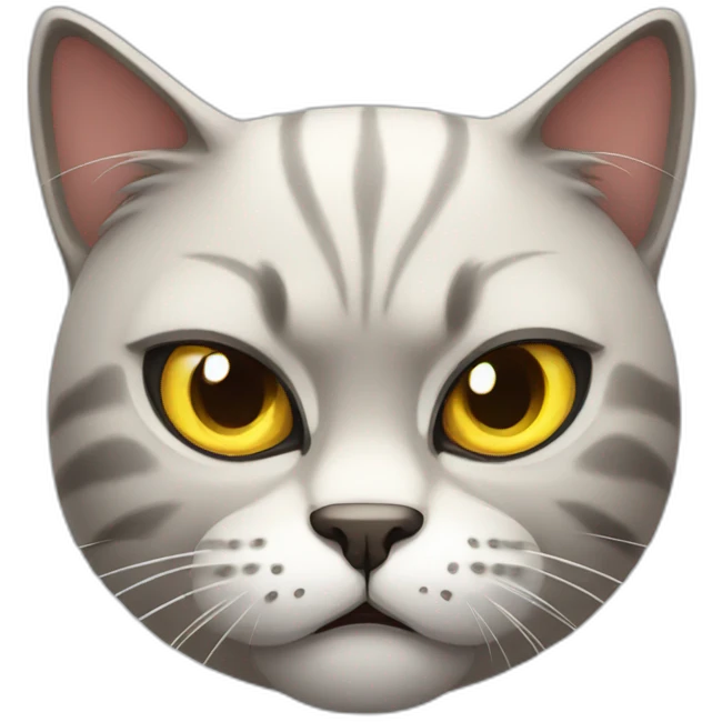 Angry cat emoji