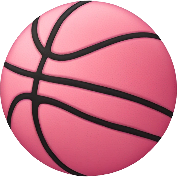 Pink basketball  emoji