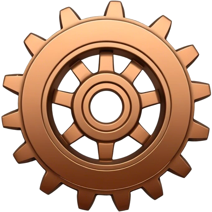 gear emblem emoji
