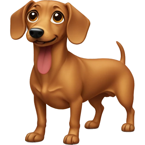 Weenie dog  emoji