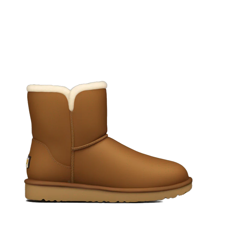 ugg brown boots mini emoji