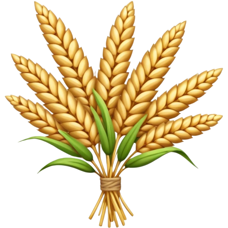 bouquet of ears of grain emoji