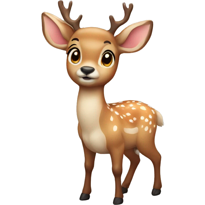 Cute deer emoji