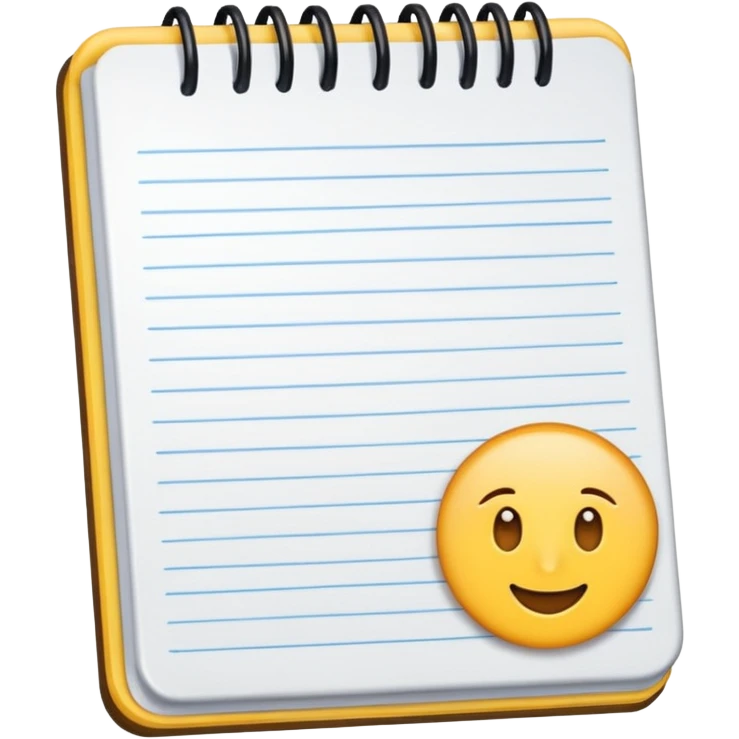 notepad emoji