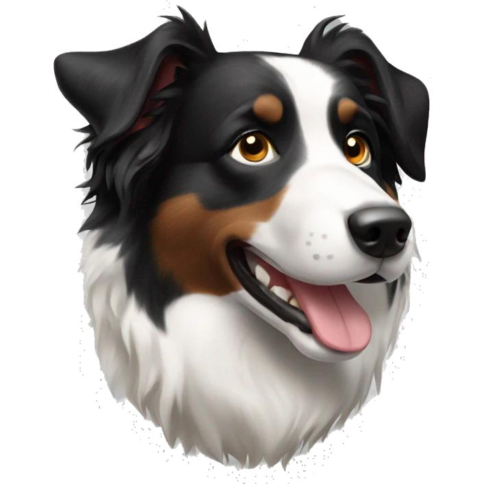 Dogs border collie emoji