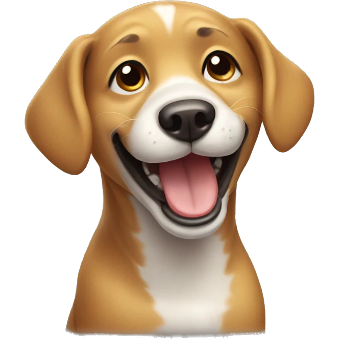 smiling dog emoji