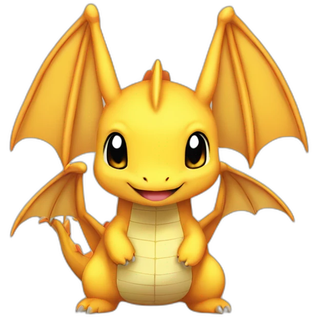 dragonite chibi pokemon emoji emoji