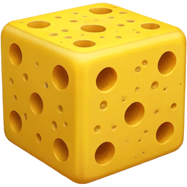 minimalist sponge die emoji