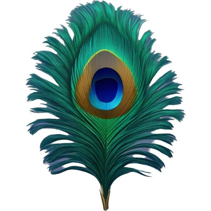 peacock feather emoji