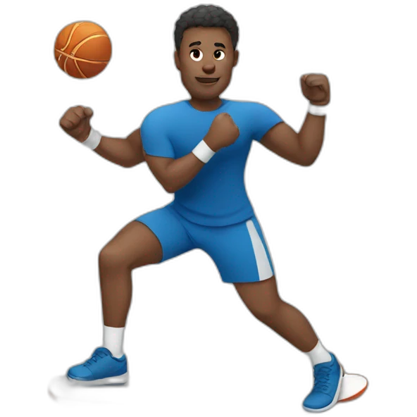 Man doing sport emoji