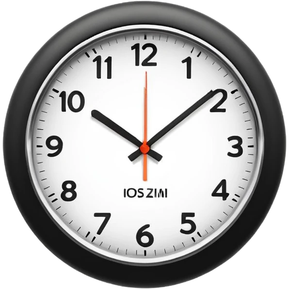 Clock app emoji