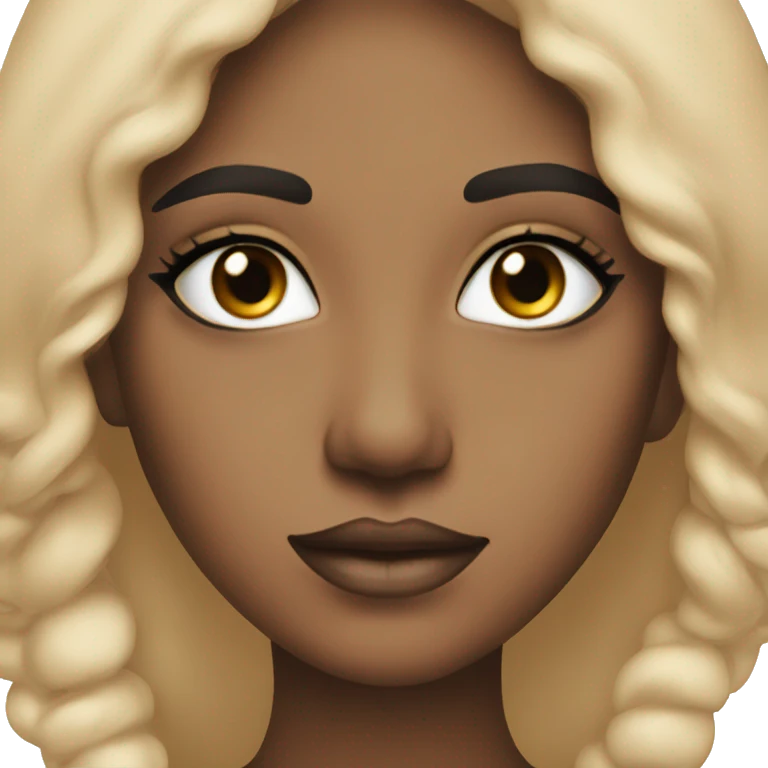 Make up beige emoji