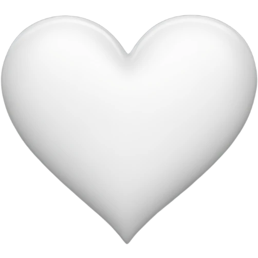 white heart emoji