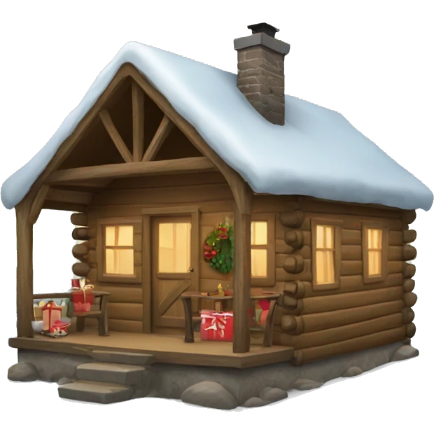 Cabin Christmas  emoji