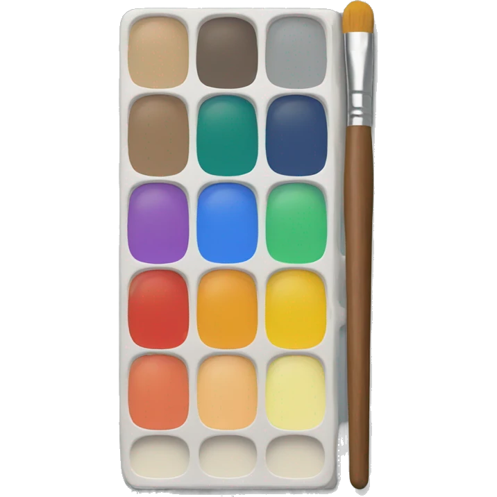 palette with paints emoji