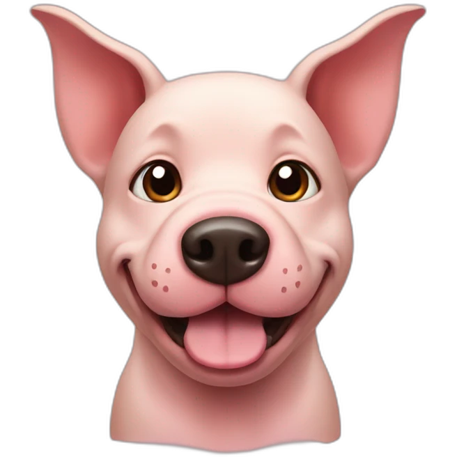 dog pig emoji