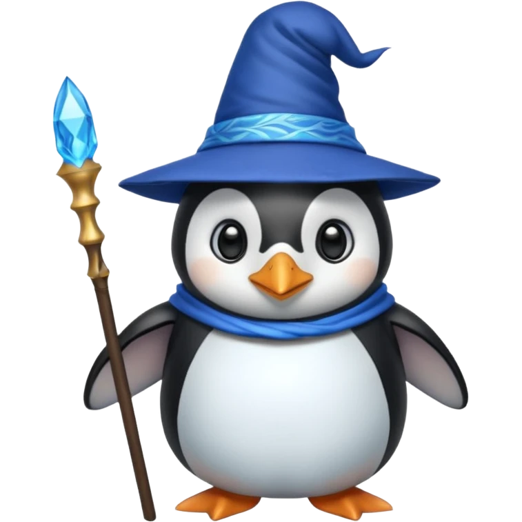 Penguin Wizard emoji