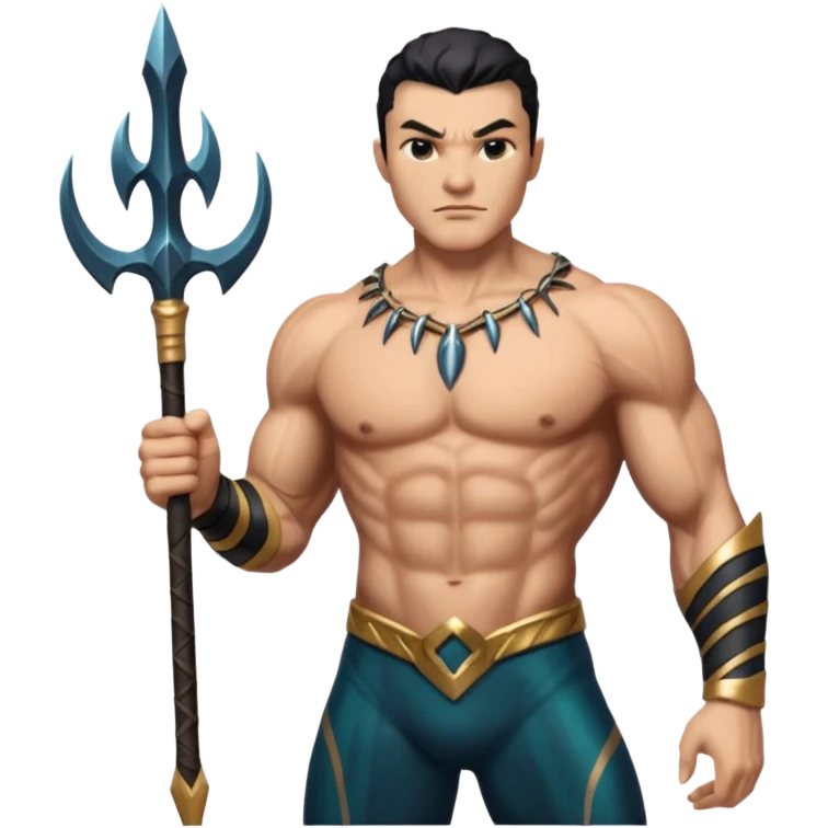 Namor from Black Panther 2, holding trident emoji
